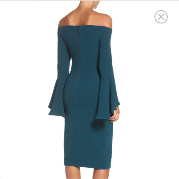 NWT Bardot solange off shoulder midi party dress - Picture 2 of 5